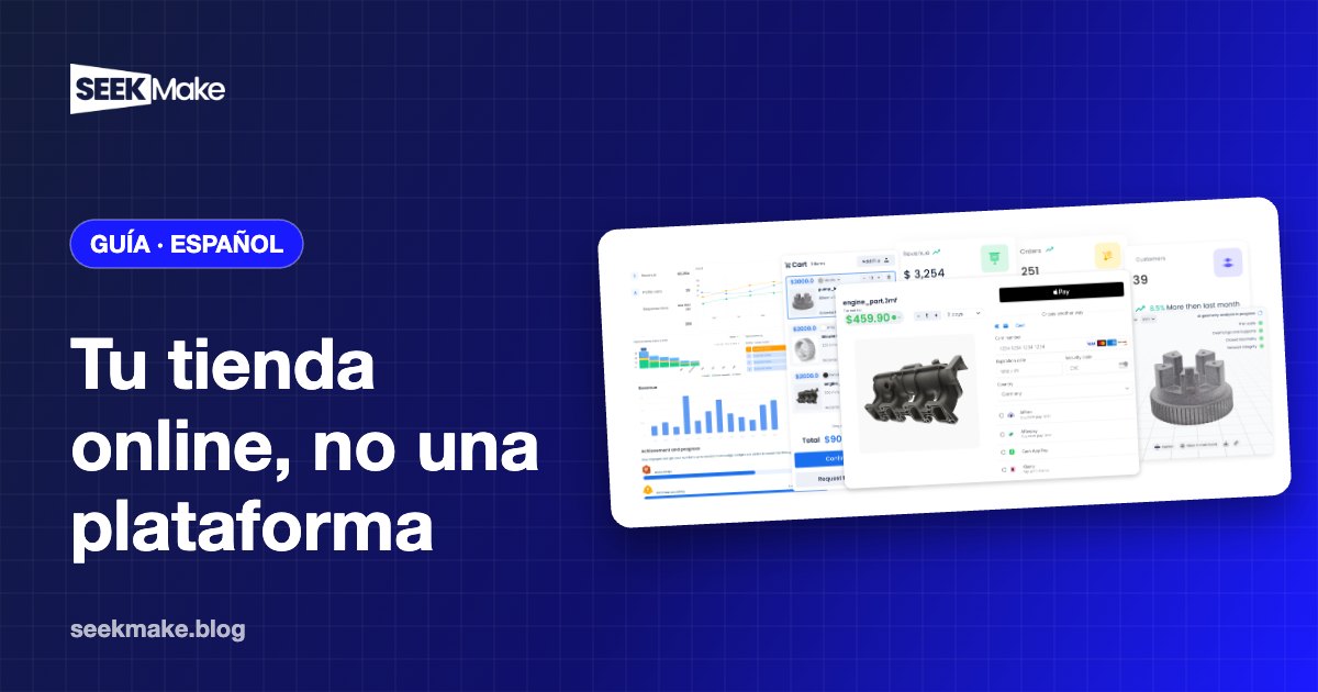 Alternativa a plataformas de fabricación online: tu propia tienda