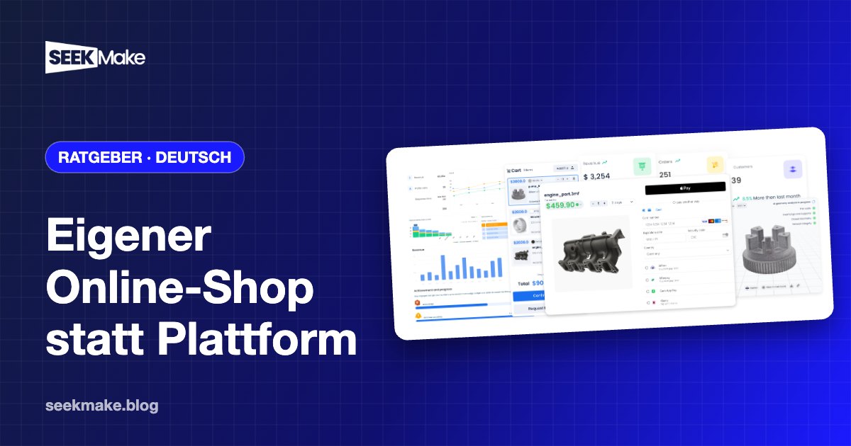 Fertigungsplattform-Alternative: eigener Online-Shop für Lohnfertiger