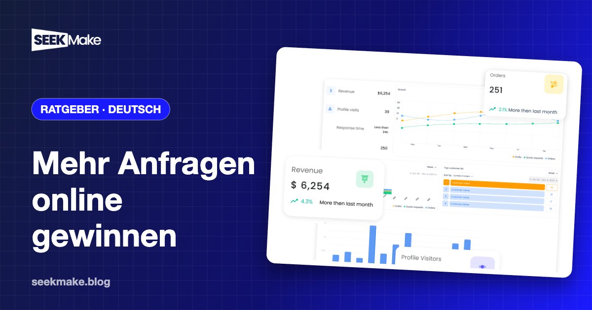 Mehr Anfragen für Ihren Fertigungsbetrieb: Online-Marketing